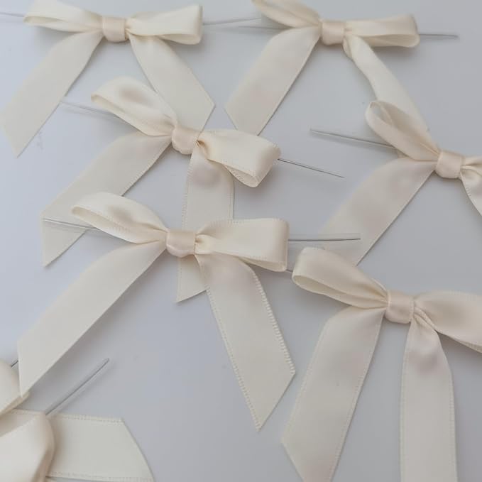 50pcs 2-1/2" Mini Satin Ribbon Bows - Image 7