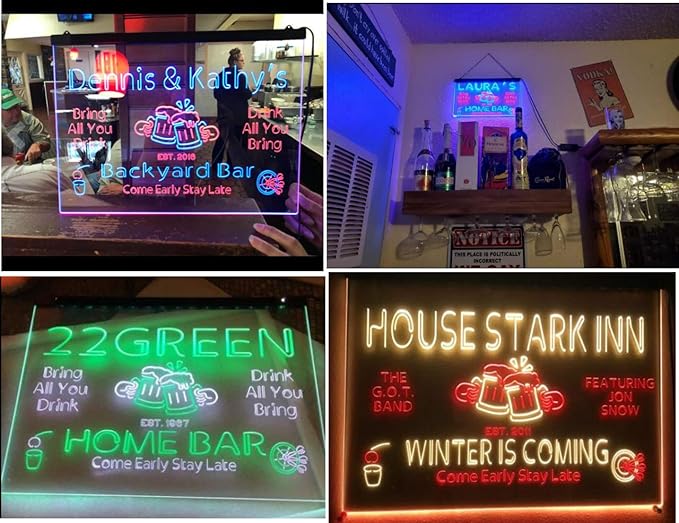 ADVPRO Personalized Your Name Custom Home Bar Beer Established Year Dual Color - Image 8