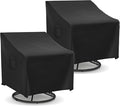 Outdoor Swivel Chair Covers Waterproof, Outdoor Rocking Chair Covers 2 Pack by Richwon