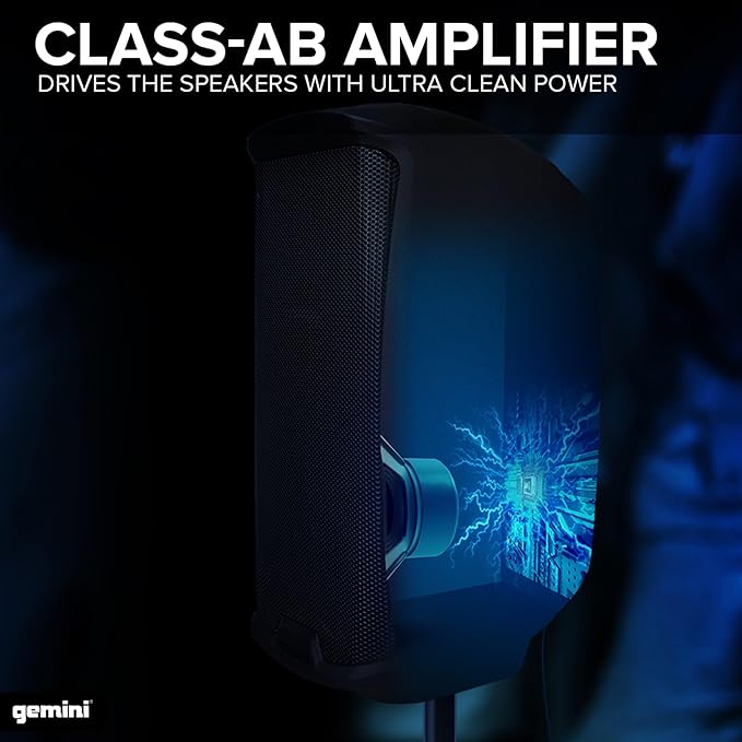 Gemini 15” 2000W Bluetooth PA Speaker - Image 7