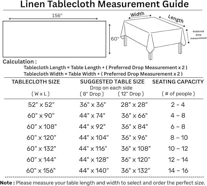 Solino Home Linen Red Tablecloth 60 x 156 Inch - Image 2