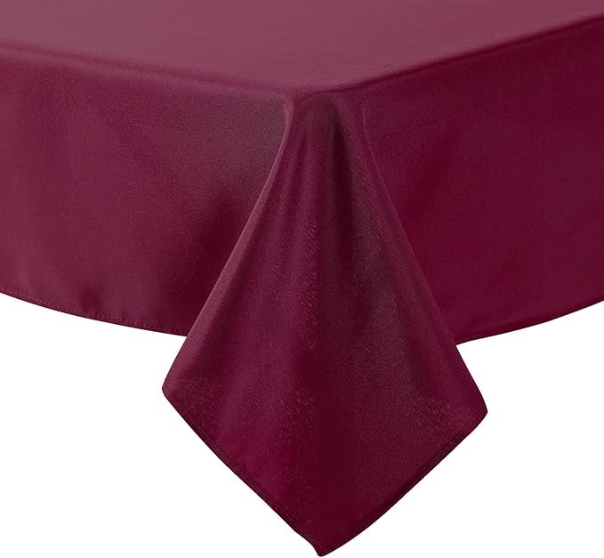 Cupuamon Square Tablecloth 70x70 inch Washable Polyester Fabric Table Cloth - Image 5