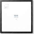 Opposite Wall - 12x12 in - Black Solid Oak Wood Picture Frame - Lightweight by OppositeWall