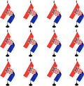 Croatia Desk Flag, 12 Pack Croatian Table Office Flag by Unknown