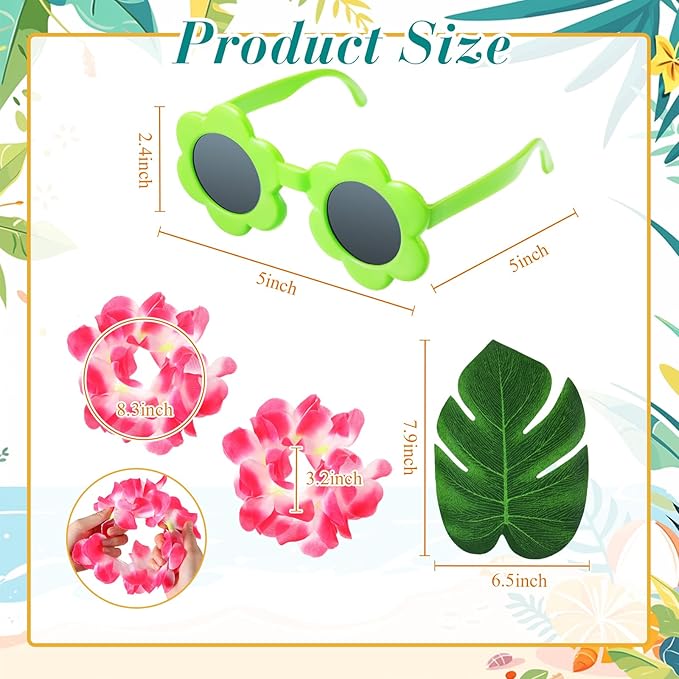 6 Sets Hawaiian Table Centerpieces Pineapple Luau Party Table Decorations - Image 2