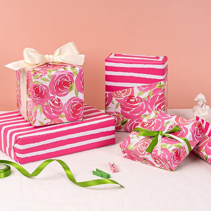 RUSPEPA Reversible Wrapping Paper Roll - Image 5