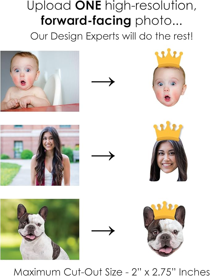 Big Dot of Happiness Custom Photo Crown - Image 3