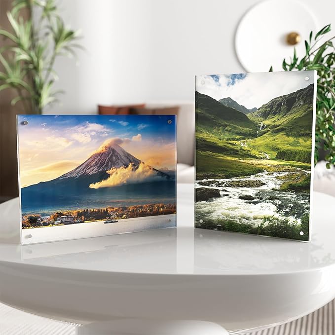 6x8 Acrylic Picture Frame 1 Pack, Desktop Display Decor Gift - Image 4