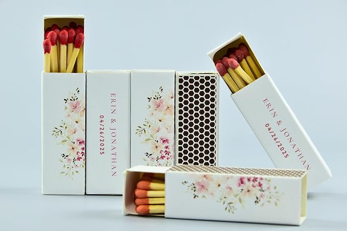 10 Boxes - Customized Matchboxes Colorful Tips - Image 5
