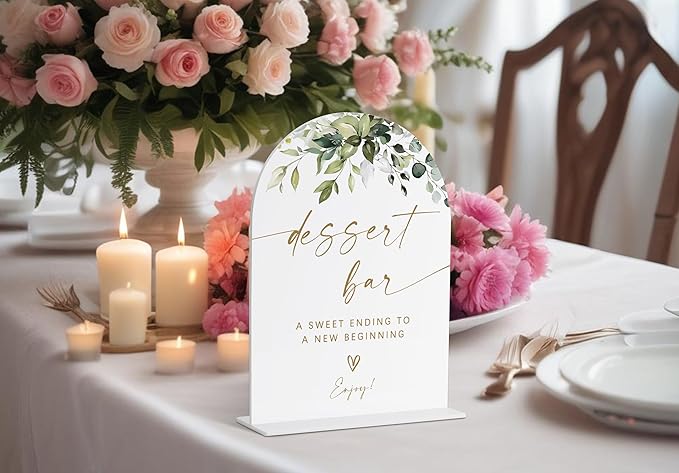 Dessert Bar Sign, Dessert Table Decor, Wedding Signs - Image 4