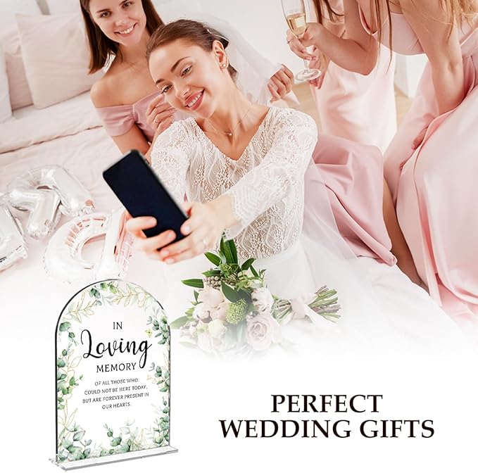 Wedding Memorial Sign，In Loving Memory Wedding Sign，Weddings Supplies 5x7 Inch - Image 5