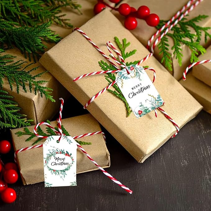 100 Pack Beautiful Christmas Gift Tags， Xmas Beautiful Gift Tags - Image 7