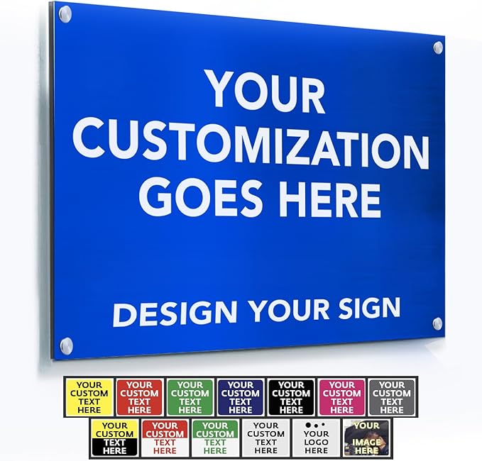Custom Outdoor Metal Sign by SpeedyOrders