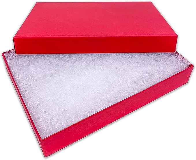 TheDisplayGuys - 25-Pack #53 Kraft Paper Cardboard Gift Boxes/Jewelry Cases w. - Image 3