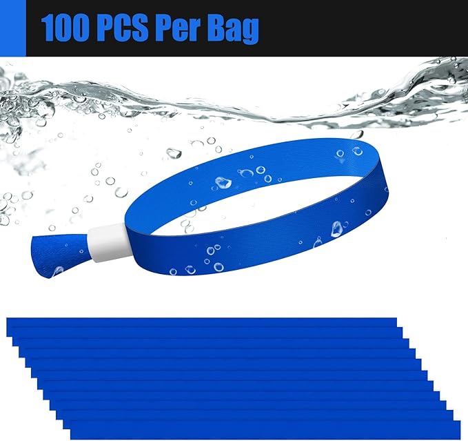 Green-Power America 100 Pcs Cloth Event Wristbands, Event Wristbands, Colored - Image 4