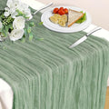 Sage Green Table Runner, 10Ft 120in Cheesecloth Table Runner, Gauze Rustic by Unknown