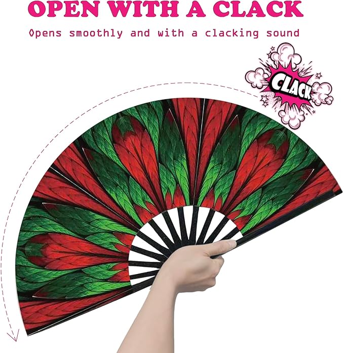 Boots on The Ground Fan, Large Folding Hand Fan - Image 4