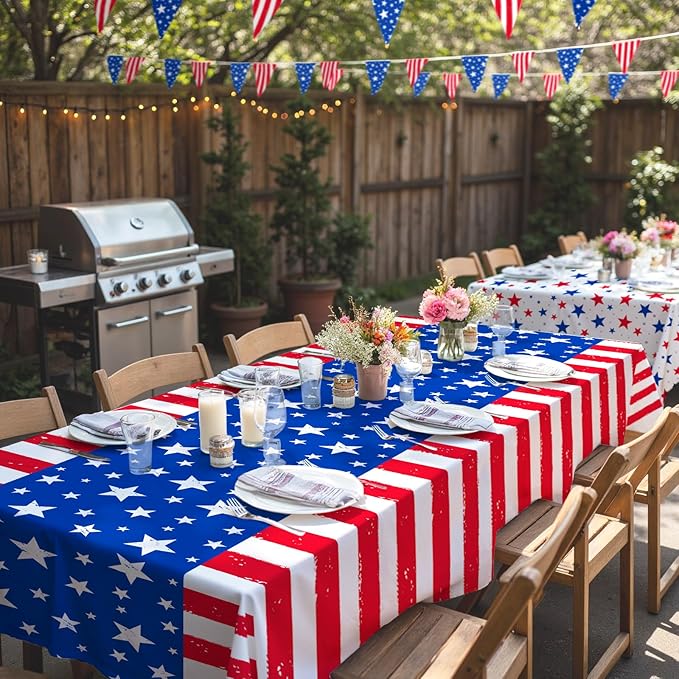 Gatherfun 4th of July Party Supplies Set- American Flag Patriotic Theme Kit - Image 4