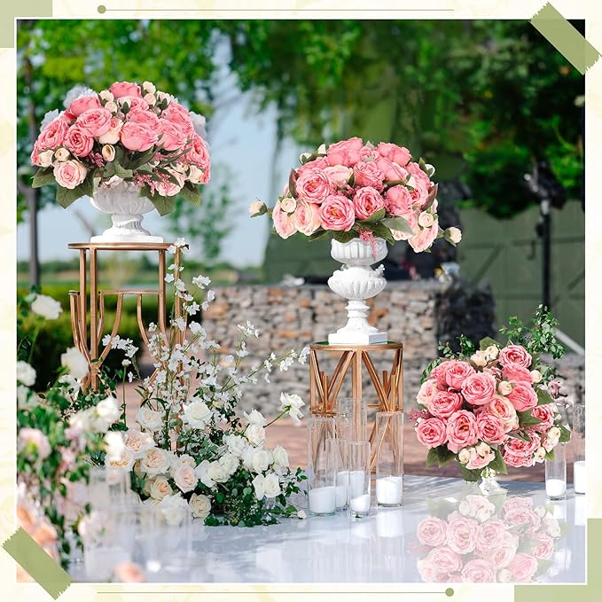 8 Bundles Artificial Peonies Flowers Boho Faux Flowers Arrangements Artificial - Image 7