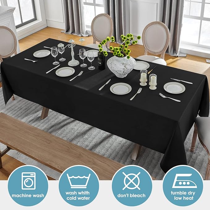 VidaFete Tablecloth 60 * 120inch 10pack Rectangle Table Cloth Polyester - Image 4