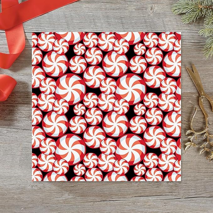 Current Christmas Candy Rolled Wrapping Paper - Image 4