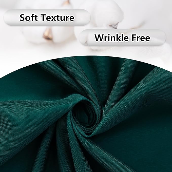 MEETSKY 10ft x 10ft Hunter Green Backdrop Curtains - Image 7