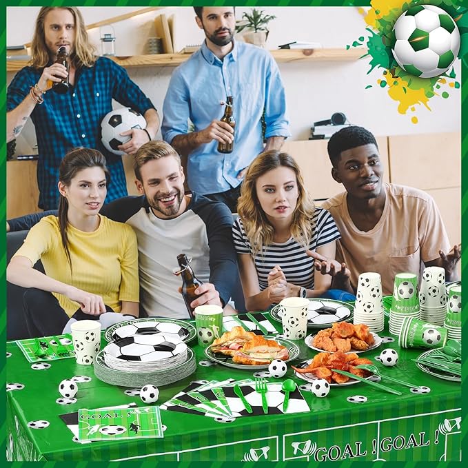 452 Pcs Soccer Party Decorations - Image 4