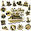 50th Anniversary Cruise Door Magnets Decorations by Wayyogh