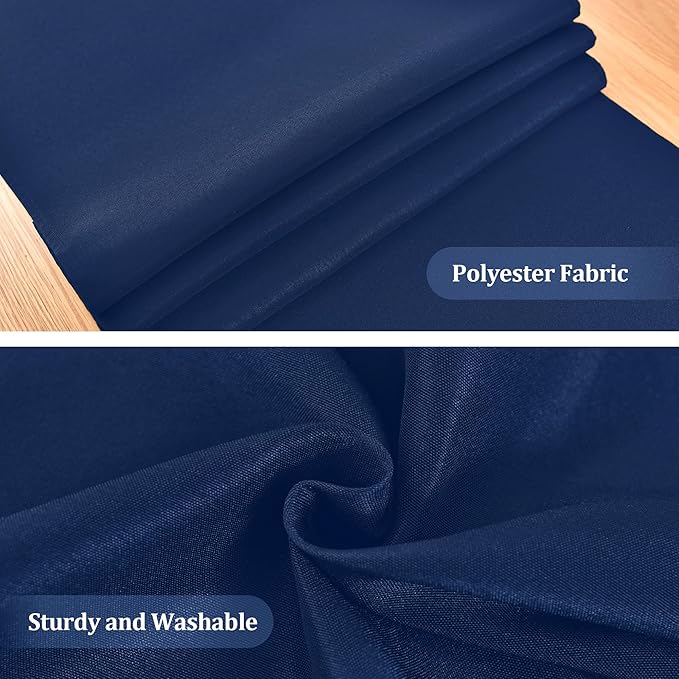 Farmhouse Navy Blue Table Runner Small Short Table Runners 36 Inches Coffee - Image 4