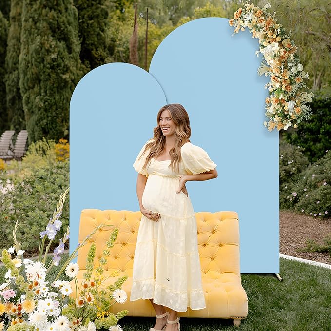 Set of 2 Arch Backdrop Cover High Elastic Wrinkle-Resistant Arch Cover Spandex - Image 4