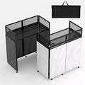 LUCKUP Portable DJ Booth 41"L x 20"W DJ Facade by LUCKUP