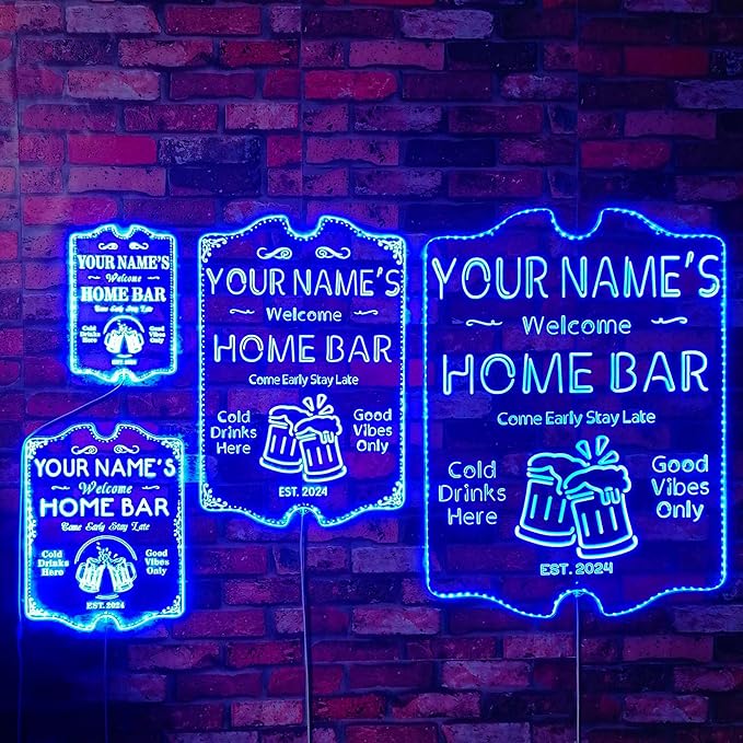 ADVPRO Personalized Your Name Home Bar RGB Dynamic Glam LED Sign - Image 9