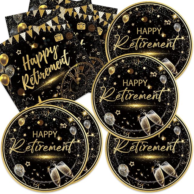 40pcs Happy Retirement Party Supplies Decorations Set, Suitable by Unknown