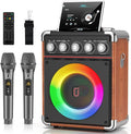 Karaoke Machine for Adults Kids, Bass/Treble Adjustment, Portable PA System by HWWREnjoyYourMusic