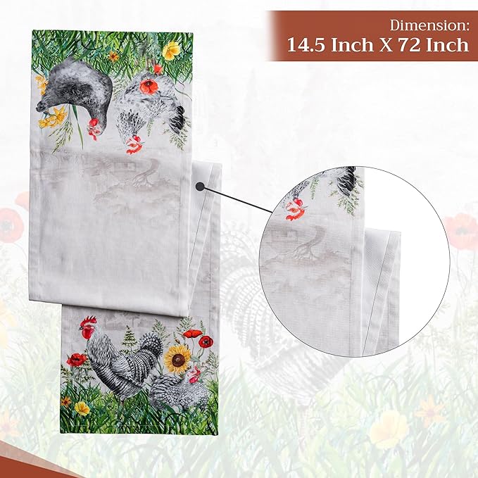 Maison d' Hermine Table runner 100% Cotton Single Layer Table Runners 72 inches - Image 4