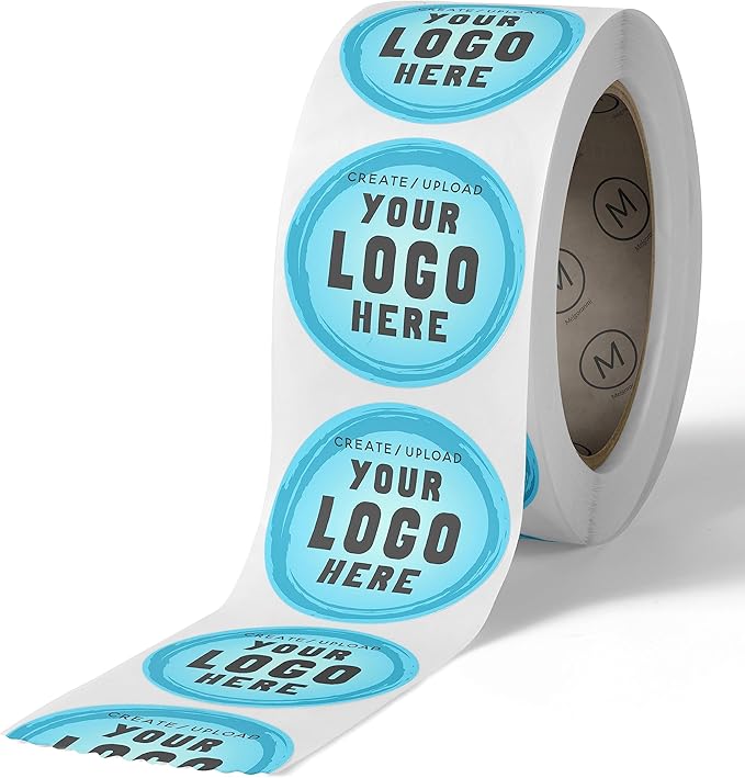 Custom Stickers Label Rolls, Build Your Own Stickers/Labels Any Design Premium by Melgoranmi