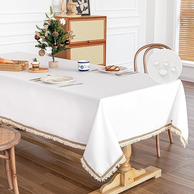 MYSKY HOME Table Cloth, Waterproof Tablecloths - Image 2