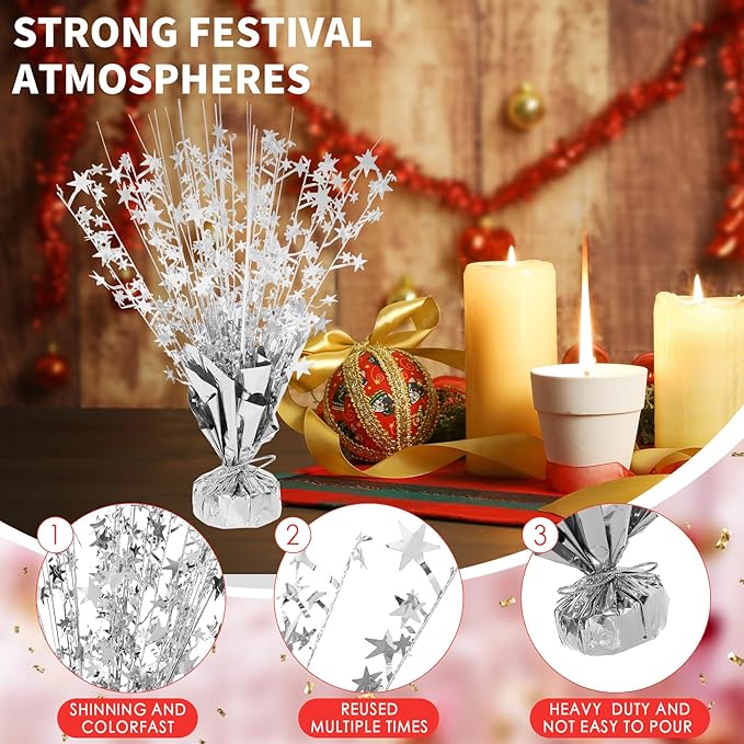 6 Pack Star Table Centerpieces for Party, Birthday Table Decorations for Kids - Image 3