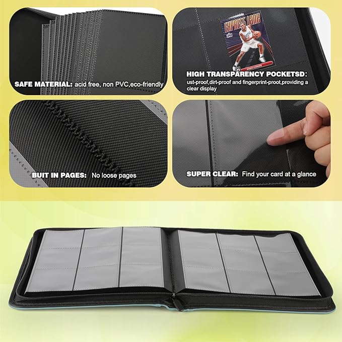 Trading Card Binder, Card Binder 9 Pocket - Image 4