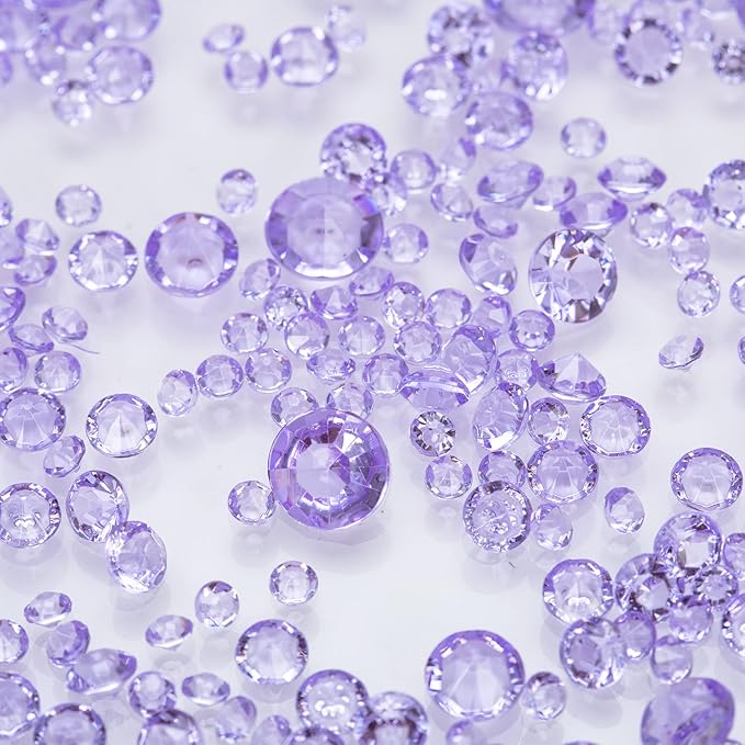 Vase Fillers for Centerpieces Home Deco, 8700 Pieces Purple Diamond Table - Image 4