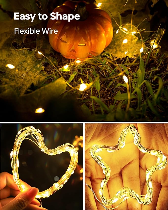 20 Pack Fairy Lights Battery Operated 7ft 20 LED Mini Fairy String Lights - Image 5