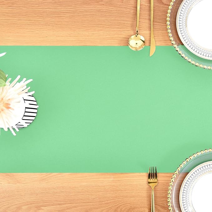 Farmhouse Sage Green Table Runner Small Short Table Runners 36 Inches Coffee - Image 8