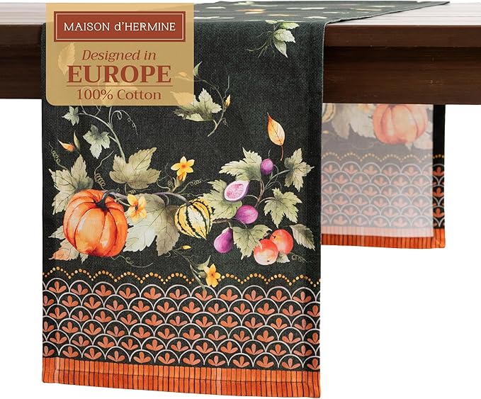 Maison d' Hermine Table runner 100% Cotton Single Layer Table Runners 72 inches by MaisondHermine