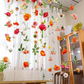 XunYee 6 Pcs 35.4 ft Flower Garlands Hanging Wildflower Backdrop Decoration by XunYee