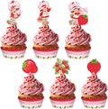 Treasures Gifted Officially Licensed Strawberry Shortcake Cake Decorations by TreasuresGifted