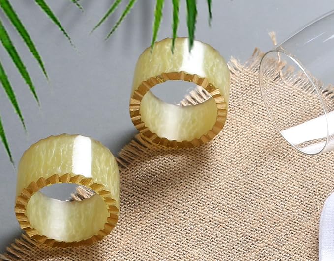 Epoxy Resin Napkin Rings Set of 12 - Image 7