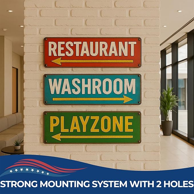 Custom Arrow Metal Sign by DC | Directional Signs - Image 6