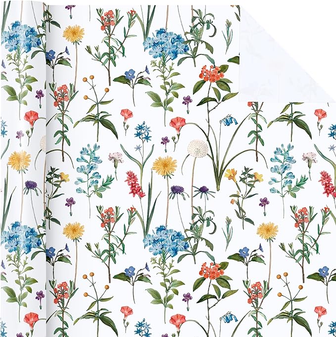 WRAPAHOLIC Floral Wrapping Paper Roll - Image 2