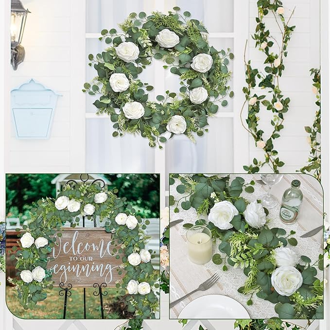4PCS 6.23FT Artificial Eucalyptus Garland - Image 7