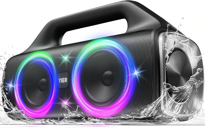 Speakers, 80w Portable Wireless Speaker by YIER